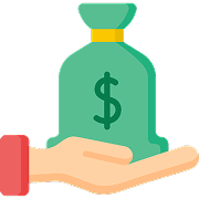 고금리 대출 대환 상황 아이콘