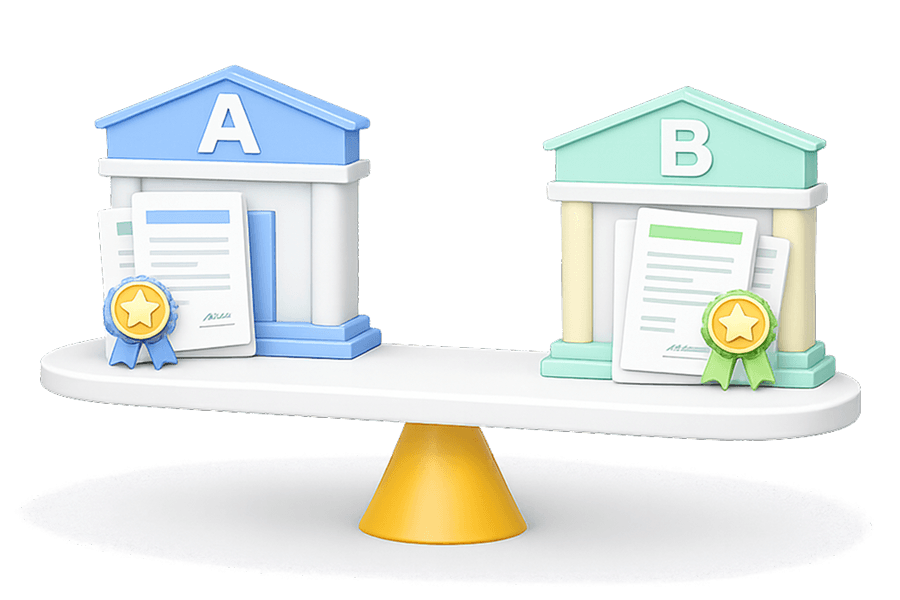 금융사별 주택담보대출 조건 비교 안내 이미지