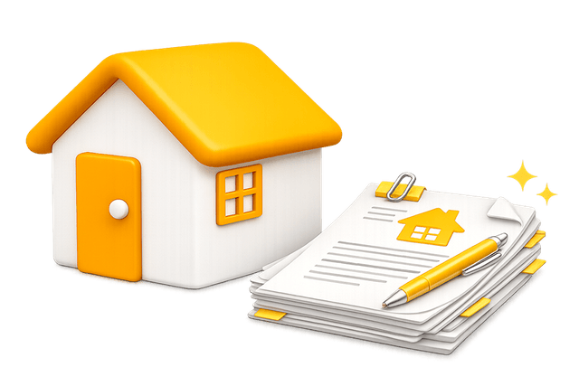 빌라담보대출 안내 일러스트