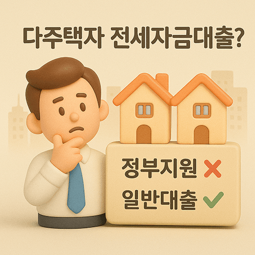 다주택자 전세대출 가능한 곳 찾기 - 뱅크몰 금융정보