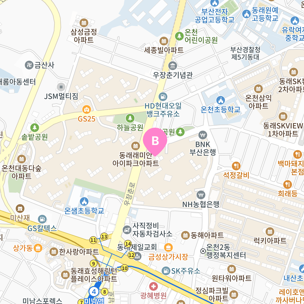 동래 래미안 아이파크, 동래구는 교육/교통/생활 인프라 탄탄한 지역 - 뱅크몰 금융정보